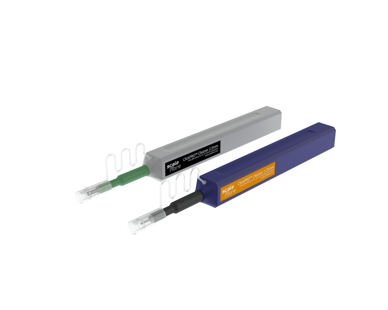 ClickPRO™ Click Cleaner-serien, 1,25 mm og 2,5 mm