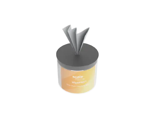 WipePRO™ optische reinigingsdoekjes in robuuste miniverpakking (100 stuks)