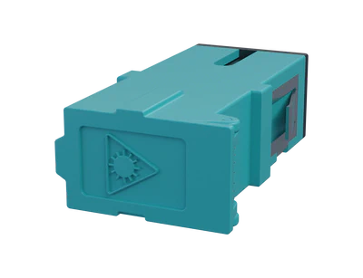 SC fiberoptisk adapter - Aqua