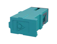 SC fiberoptisk adapter - Aqua