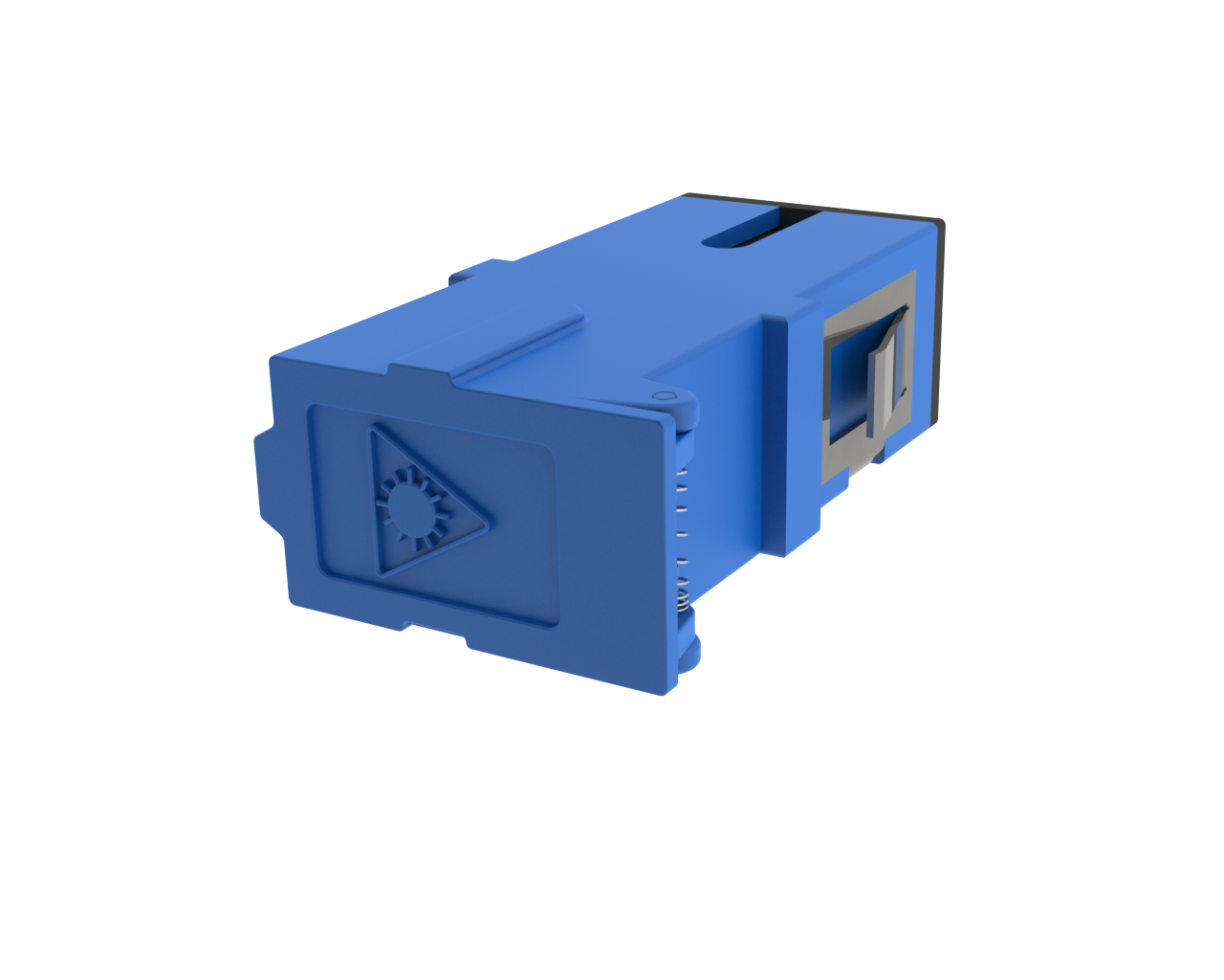 Adapter światłowodowy SC - niebieski