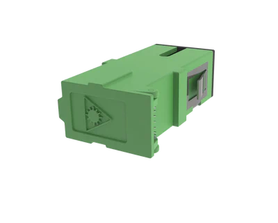 Adaptador de fibra óptica SC - Verde