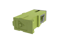 Adaptador de fibra óptica SC - Verde lima