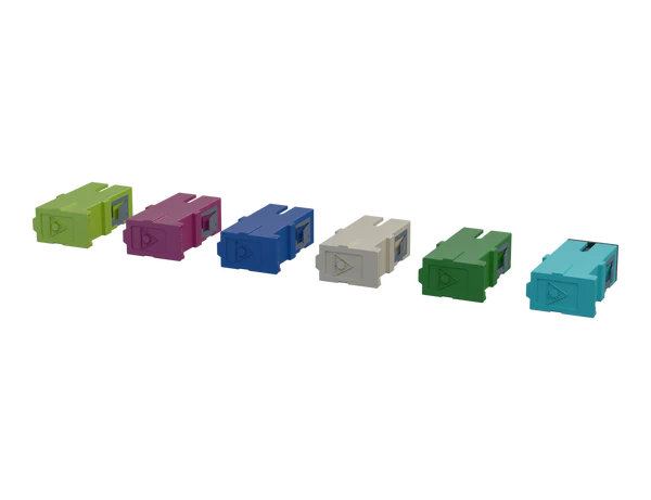 SC-Glasfaseradapter – Blau