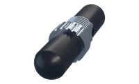 ST fiberoptisk adapter - dammkåpor installerade