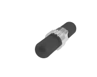 ST-Glasfaseradapter – Staubkappen installiert