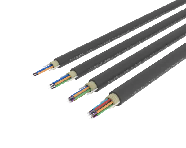 Cable de fibra óptica para exteriores de microcable de tubo holgado: 24, 48, 72 y 96 fibras
