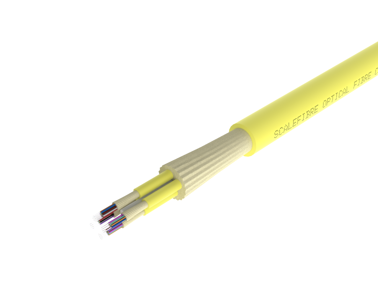 SlimCORE™ 48F Cable - Single Mode, Yellow
