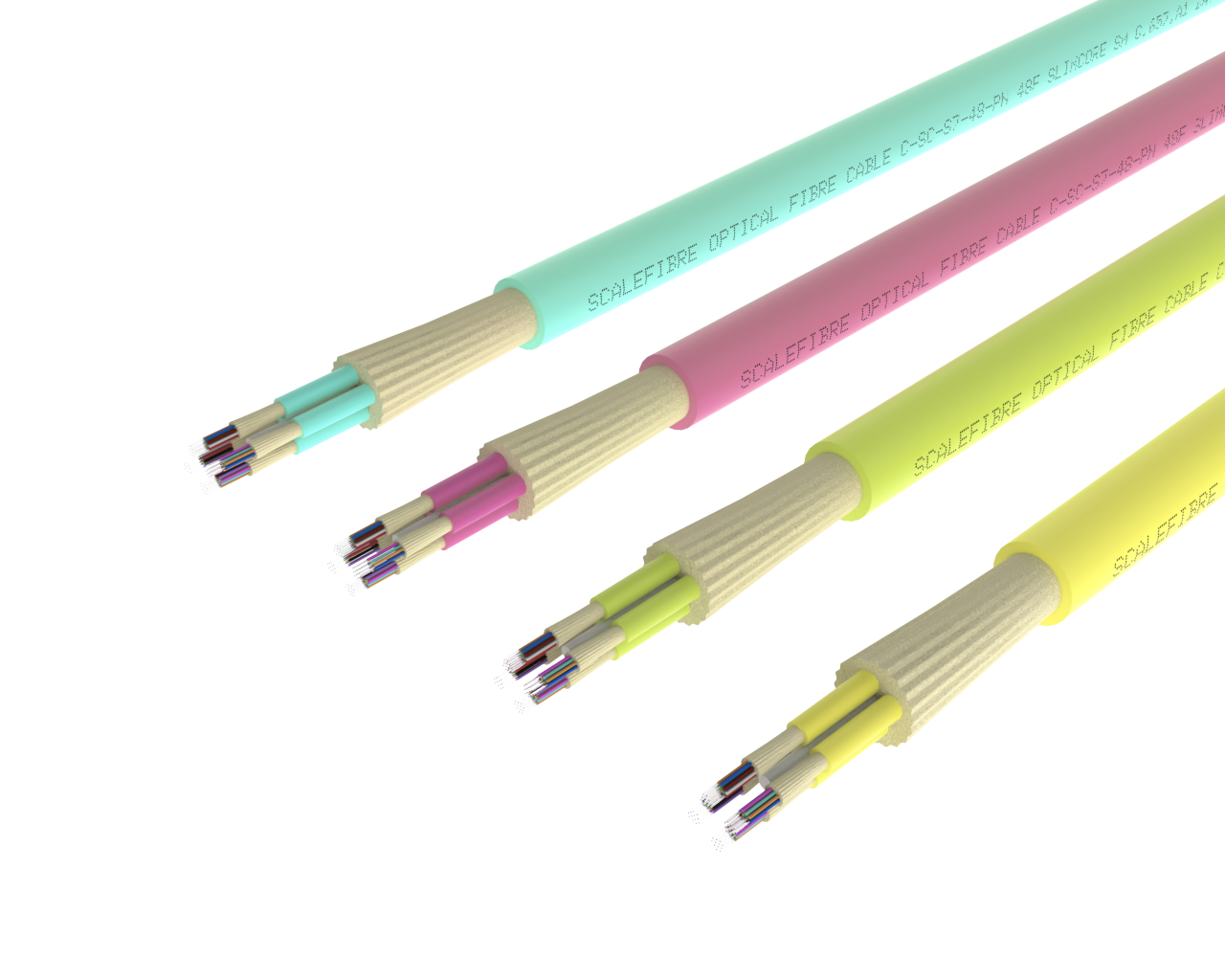 SlimCORE™ 48F Cable - Single Mode, Yellow