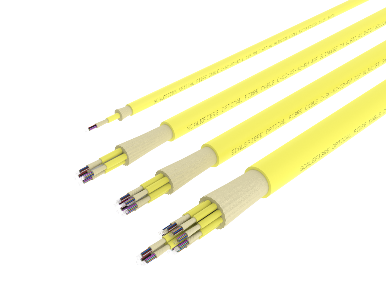 SlimCORE™ fiberkablar för inomhusbruk