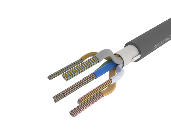 SmartRIBBON™ OFNR/CPR doppelt zertifiziertes Glasfaserkabel