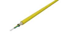 TightBEND™ 4-vezel Binnen/Buiten CPR strak gebufferde kabel, single-mode, geel