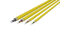 TightBEND™ 4–24-vezel Binnen/Buiten CPR strak gebufferde kabel, single-mode, geel