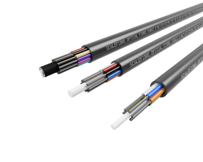 Familia de cables de fibra óptica compactos de tubo holgado completamente secos