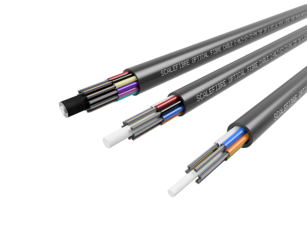 Familia de cables de fibra óptica compactos de tubo holgado completamente secos