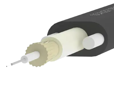 EasyDROP™ 1F-kabel – dielektrisk, nærbilde