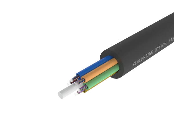 


Cable de Fibra Óptica Exterior de Tubo Holgado de Alta Resistencia –
Cubierta de PE, 72, 96 y 144 Fibras