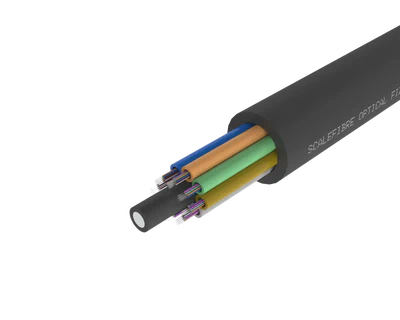 Höghållfast utomhusfiberkabel med lösa rör – PE-mantel, 96 fibrer