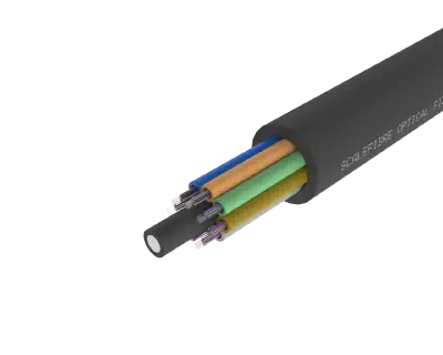 Höghållfast utomhusfiberkabel med lösa rör – PE-mantel, 96 fibrer