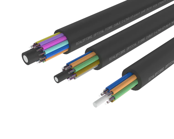 


Cable de Fibra Óptica Exterior de Tubo Holgado de Alta Resistencia –
Cubierta de PE, 72, 96 y 144 Fibras