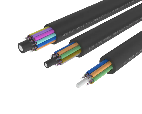 
Høystyrke løsfiber utendørs fiberkabel – PE-kappe, 72, 96 og 144 fibre