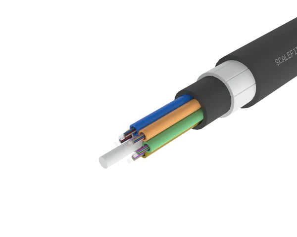 High Strength Armoured Loose Tube Outdoor Fibre Cable – PE/PA/PE, 72, 96
and 144 Fibre