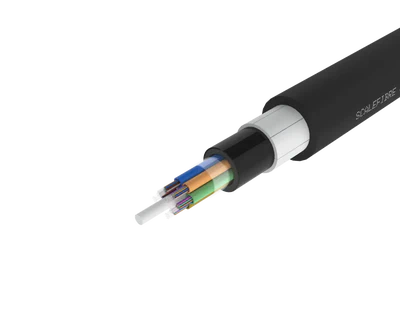
Non-Metallic Armoured Loose Tube Outdoor Fibre Cable – PE/PA/PE Jacket, 72
Fibre
