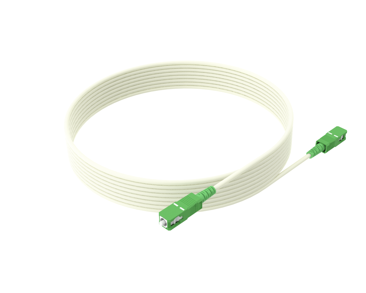 Enkelfiberkabel för lokalt bruk - Vit