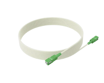 Single Fibre Premise Drop Cable Assembly - White