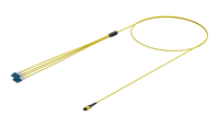 8-fibers MPO til LC Fanout, Singlemode (G.657.A1)