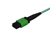 MPO Angled Physical Contact Connector on OM4 Multimode