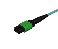 MPO vinklet fysisk kontaktstik på OM4 multimode