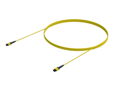 12-Faser-Singlemode-MPO(12F)-Trunk, Gelb