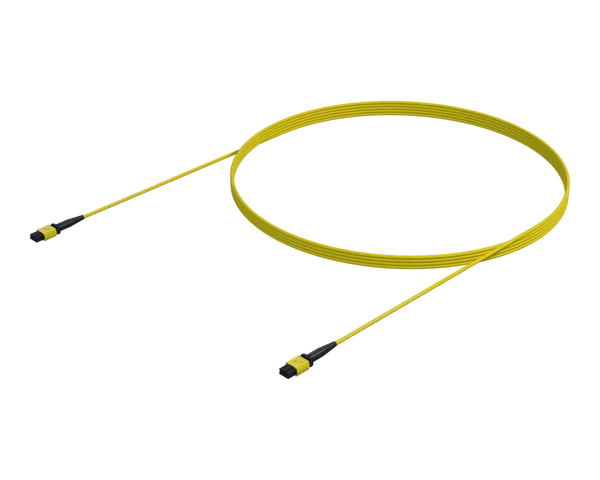 12-Faser-Singlemode-MPO(12F)-Trunk, Gelb