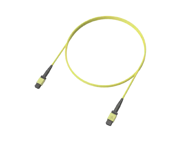 12 fiber single mode MPO(12F) trunk, gul