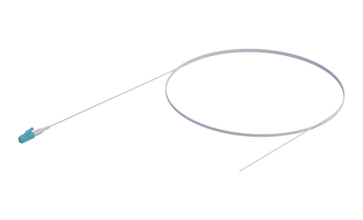 900 µm gepufferter OM4 LWL-Pigtail, LC/UPC, Aqua