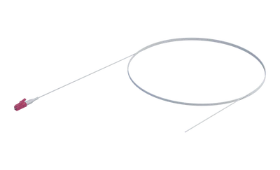 900 µm gepufferter OM4 LWL-Pigtail, LC/UPC, Erika Violett