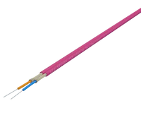 Cable Construction - 2mm Figure-8 Cord Duplex, OM4, Erika Violet
