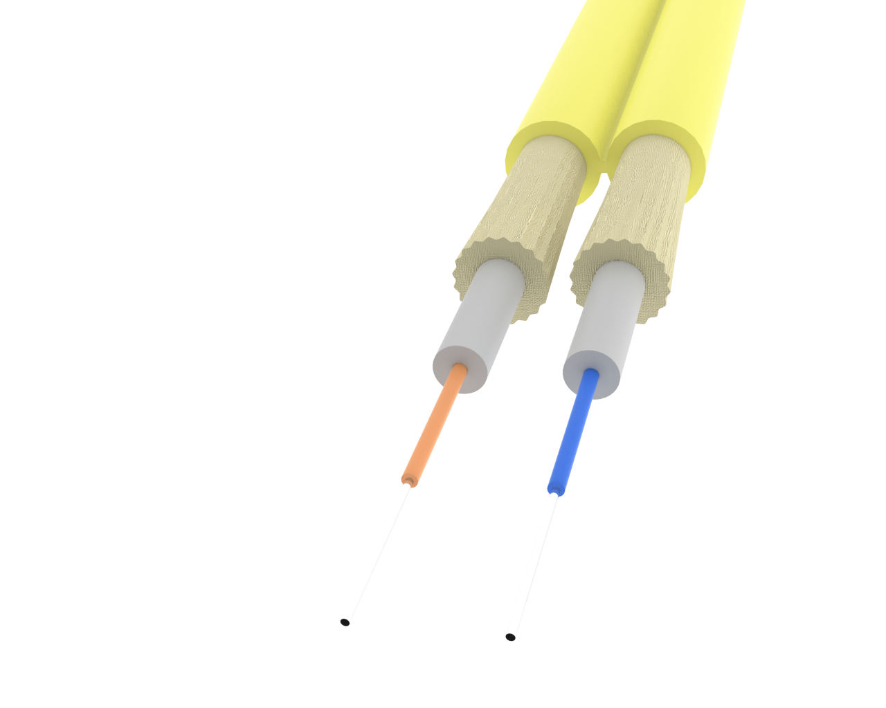 Single-mode duplex patchkabel - LC/UPC til SC/UPC