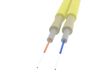 Kaapelin rakenne - 2 mm:n kuvion 8 mukainen duplex-johto