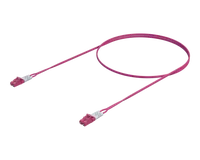 OM4 Duplex Fiberpatchkabel - LC/UPC til LC/UPC, Erika Violet