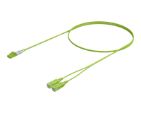 OM5 Duplex Fiberpatchkabel - LC/UPC til SC/UPC