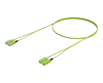 OM5 Duplex Fiberpatchkabel - SC/UPC til SC/UPC