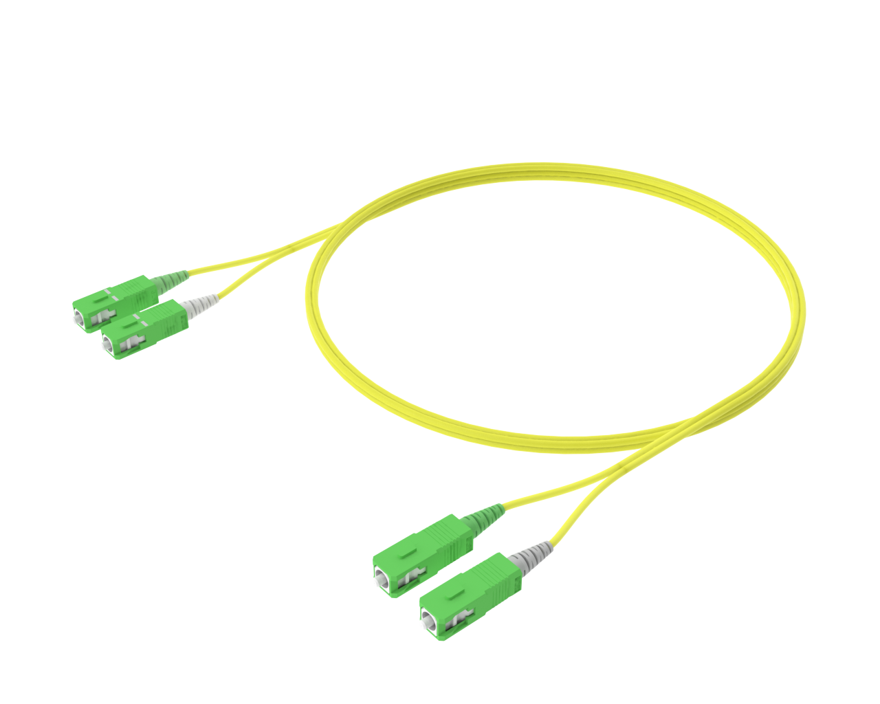 Singlemode-Duplex-Patchkabel – SC/APC auf SC/APC