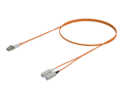 OM1 Duplex Fiberpatchkabel - SC til LC