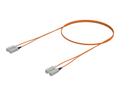 OM1 Duplex Fiberpatchkabel - SC/UPC til SC/UPC, Orange