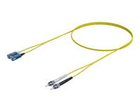 Singlemode Duplex Fiberpatchkabel - SC/UPC til ST/UPC