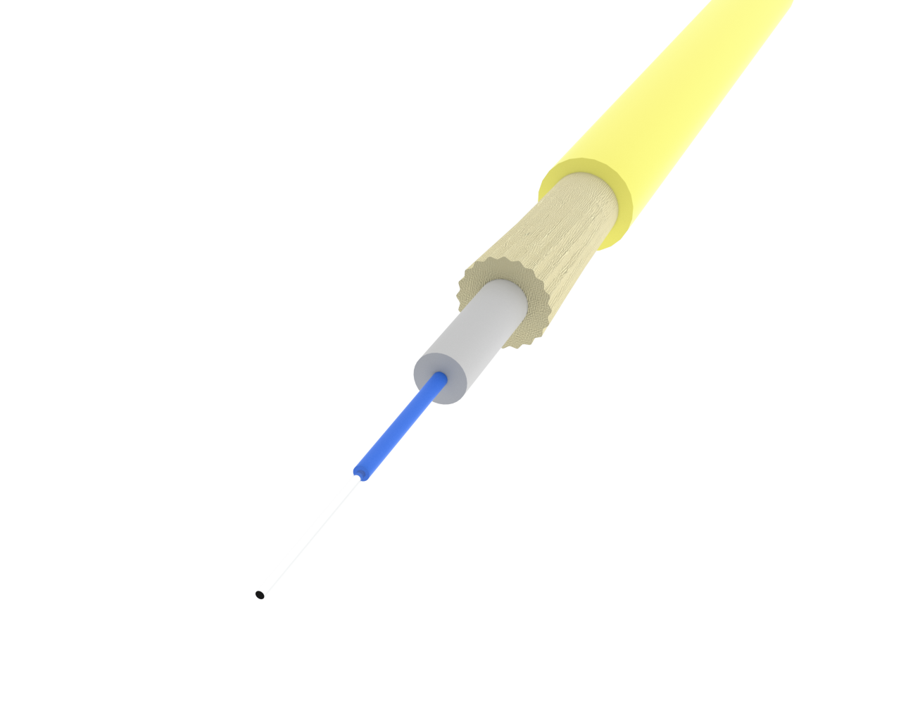 Singlemode-Simplex-Patchkabel – LC/UPC auf LC/UPC