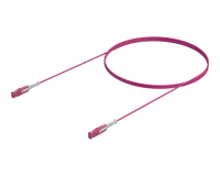 OM4 Einzelkabel Duplex Patchkabel - SN®/UPC auf SN®/UPC, Erika Violett