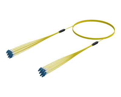 LC/UPC Mikrokabelsamling, 12-fiber, Single-mode G.657.A1